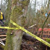 Kinder cops overrun Burnaby Mountain - Protectors arrested