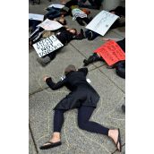 Die-In Greets Pipeline Pushers