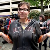 Die-In Greets Pipeline Pushers