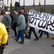 solidarity against police repression march 