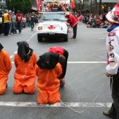 Activists disrupt Canada Day parade in downtown Vancouver