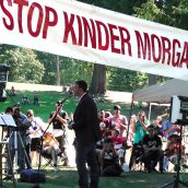 Rally to Stop Kinder Morgan on Burnaby Mountain Sept 13