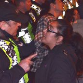 At the police line 