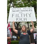 Noisy 'welcome' for Imperial Metals shareholders