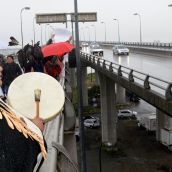 Musqueam block airport bridge