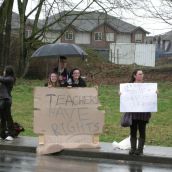 Chilliwack Students Walk Out in Support of BC Teachers and Public Education