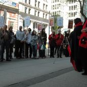 Indigenous people in solidarity on Coast Salish Land