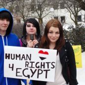 Nelson Rallies to Support Democracy in Egypt