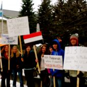Nelson Rallies to Support Democracy in Egypt