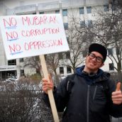 Nelson Rallies to Support Democracy in Egypt