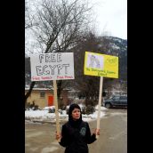 Nelson Rallies to Support Democracy in Egypt