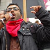 Harjap Grewal spoke to the environmental destruction the Olympic games have had on BC communities
