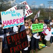 Rally Against Harper in Burnaby: Stimulating Public Debate
