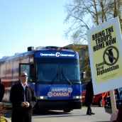 Rally Against Harper in Burnaby: Stimulating Public Debate