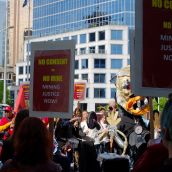 Protest at Goldcorp‘s Annual General Meeting 