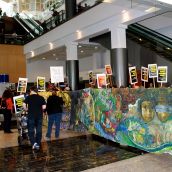 Protest at Goldcorp‘s Annual General Meeting 