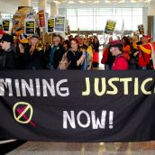 Protest at Goldcorp‘s Annual General Meeting 