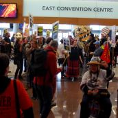 Protest at Goldcorp‘s Annual General Meeting 