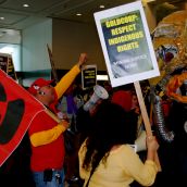 Protest at Goldcorp‘s Annual General Meeting 