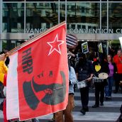 Protest at Goldcorp‘s Annual General Meeting 