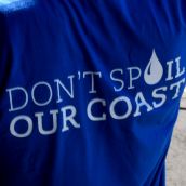 Demonstration at Kinder Morgan in Burnaby, BC:  No Pipelines, No Tankers, No Freeways, No Tar Sands!