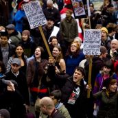Opening Ceremonies Protest Photos