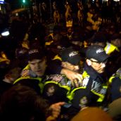Opening Ceremonies Protest Photos