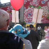 The Raging Grannies watch Fazeela Jiwa speak on the lack of women's equality in Canada