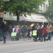 Protest Against the Closure of the Contact Centre