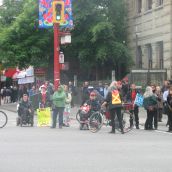 Protest Against the Closure of the Contact Centre