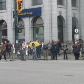 Protest Against the Closure of the Contact Centre