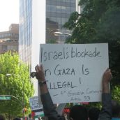 Vancouver Protest for Boycott Divestment Sanction