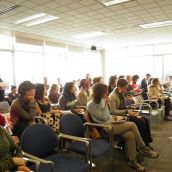 Packed house at the GSS lounge