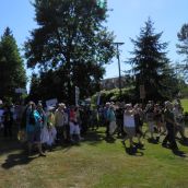 Protest at Kinder Morgan Trans Mountain Pipline