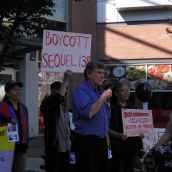 Rider Cooey speaks of the need to have solidarity with the DTES community