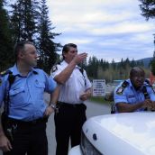 FRCC claimed the prison was "private property" and that the demo could not enter the perimeter