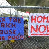10 years later: new homeless camp, same site, same problem 