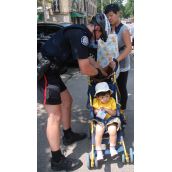 Police insisted on checking everyone entering the park