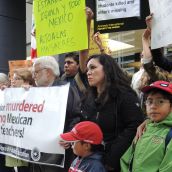 Protest demands safe return of kidnapped Mexican student teachers