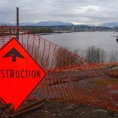 Site of the proposed highway expansion 