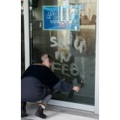 Leaving a note for the City of Vancouver