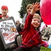 Hundreds March Against Racism in Vancouver