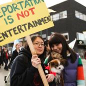 Hundreds March Against Racism in Vancouver