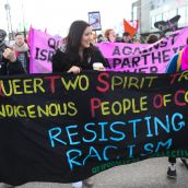 Hundreds March Against Racism in Vancouver