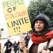 Hundreds March Against Racism in Vancouver
