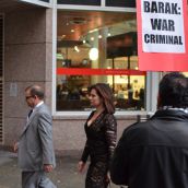 Ex-Israeli PM latest war criminal dinner guest