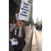 Ex-Israeli PM latest war criminal dinner guest