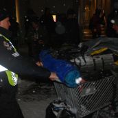 Someday it will be the police who are homeless