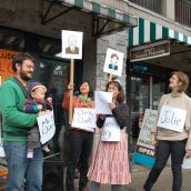Bringing the struggle for universal public dental care to Premier Christy Clark's office