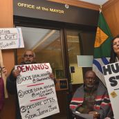 Hunger Strike weighs in at City Hall